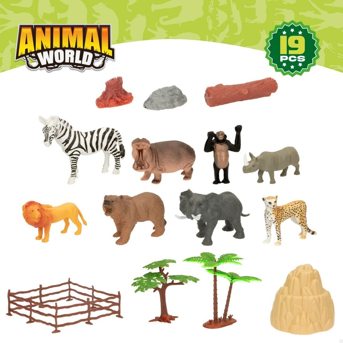 Colorbaby Animal figures Jungle Kunststoff – Produktansicht 7