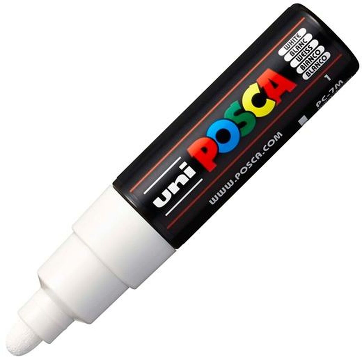 Uni-Ball Marker PC-7M Blanco Weiß – Produktansicht 1