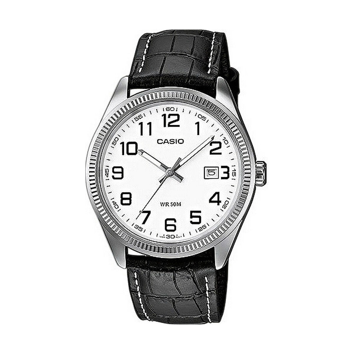 Men's Watch Casio DATE Black (Ø 40 mm) (Ø 39 mm) (Ø 38,5 mm)