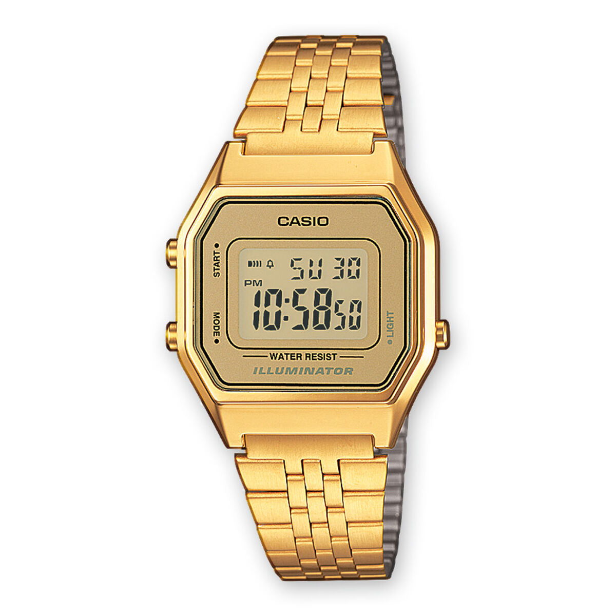 Casio LA680WEGA-9ER Golden Unisex Watch
