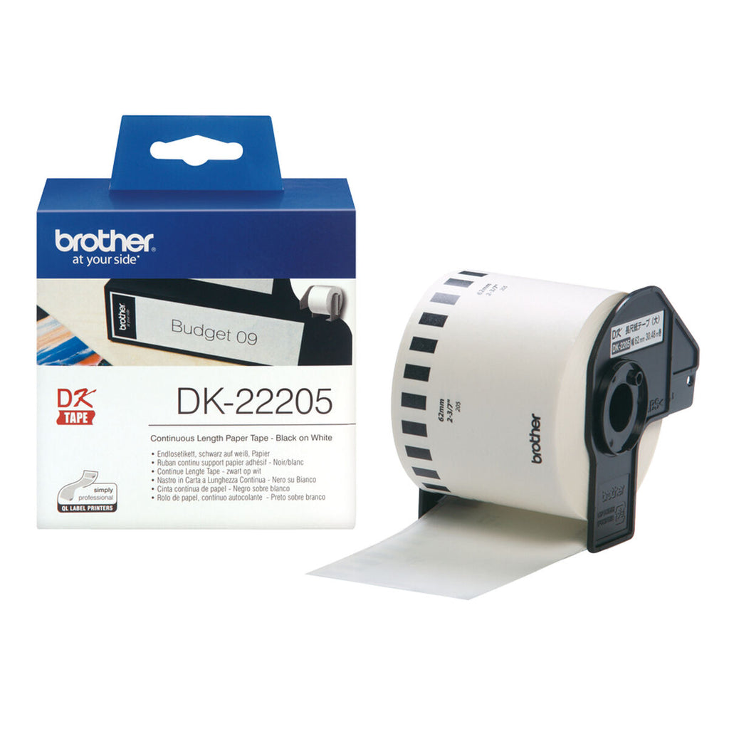Brother Continuous Roll aus Paper DK-22205 Schwarz/Weiß – Produktansicht 2