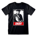 Indiana Jones Kurzarm-T-Shirt Indy Schwarz Unisex – Produktansicht 1