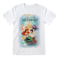 The Little Mermaid Kurzarm-T-Shirt Classic Poster Weiß Unisex – XXL
