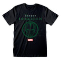 Marvel Kurzarm-T-Shirt Logo Icon Schwarz Unisex – Produktansicht 1