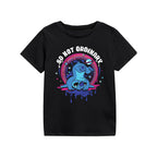 Stitch Kinder-Kurzarm-T-Shirt So Not Ordinary Schwarz – 5-6 Years