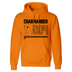 Unisex Hoodie Pokémon Charmander Line Art Orange – XXL