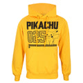 Pokémon Unisex-Hoodie Picachu Line Art Gelb – Produktansicht 1