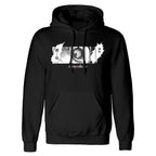 Junji Ito Unisex-Hoodie Shock Schwarz – Produktansicht 1