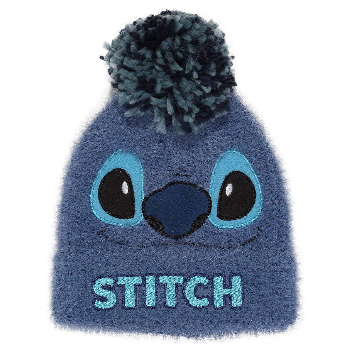 Stitch Hut Fluffy Pom Beanie
