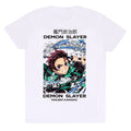 Demon Slayer Kurzarm-T-Shirt Whirlpool Weiß Unisex – Produktansicht 1