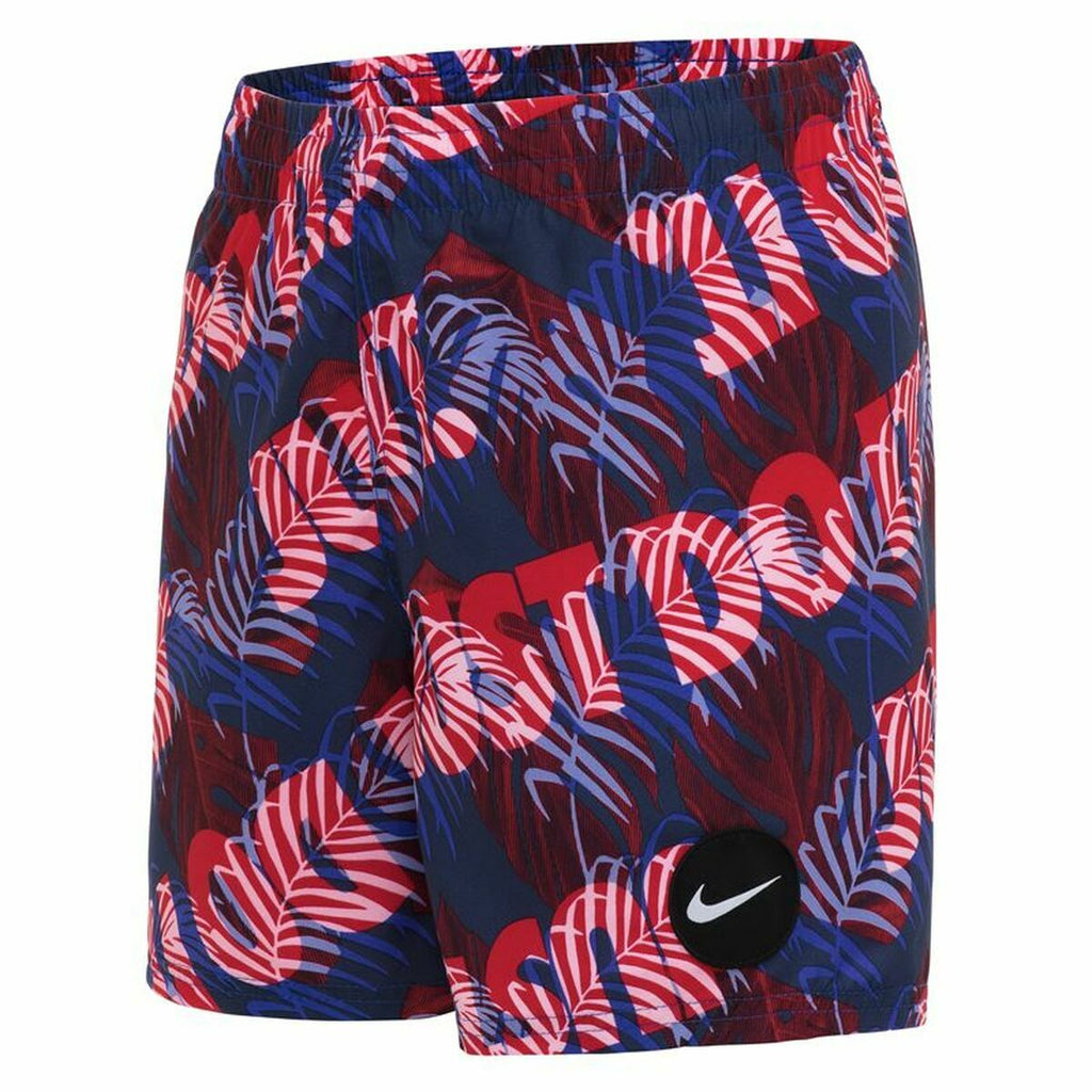 Nike 4" Volley Boys' Swim Shorts - Multicolour, Red
