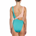 Nike Crossover Women's Swim Shorts - Aquamarine, Light Pink - product image 2