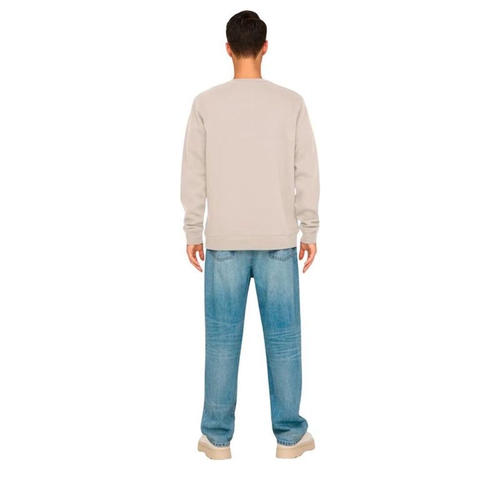 Only & Sons Herren-Sweatshirt without Hood Onsdawson Reg Crew Vd Weiß – Produktansicht 4