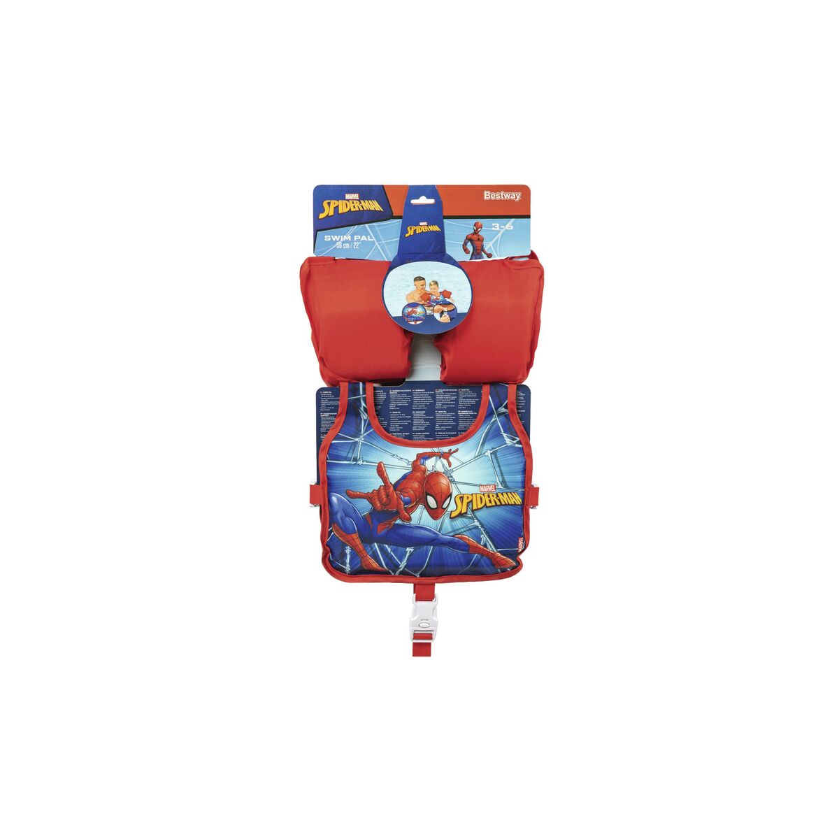 Bestway Vest mit Arm Bands Disney Spiderman 56 cm +3-6 Years Pool & Beach – Produktansicht 2