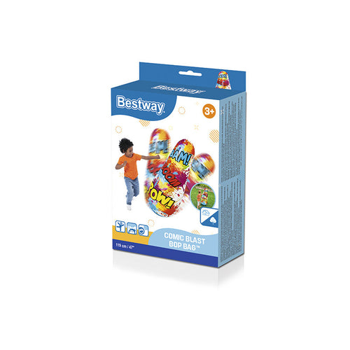 Bestway Kinder-Aufblasbar Boxing Punchbag mit Stand Comics 119 cm – Produktansicht 2