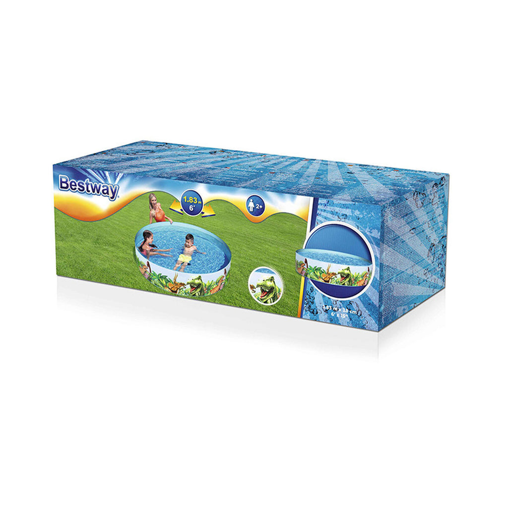 Bestway Aufblasbares Planschbecken für Kinder Dinosaurs – Produktansicht 2