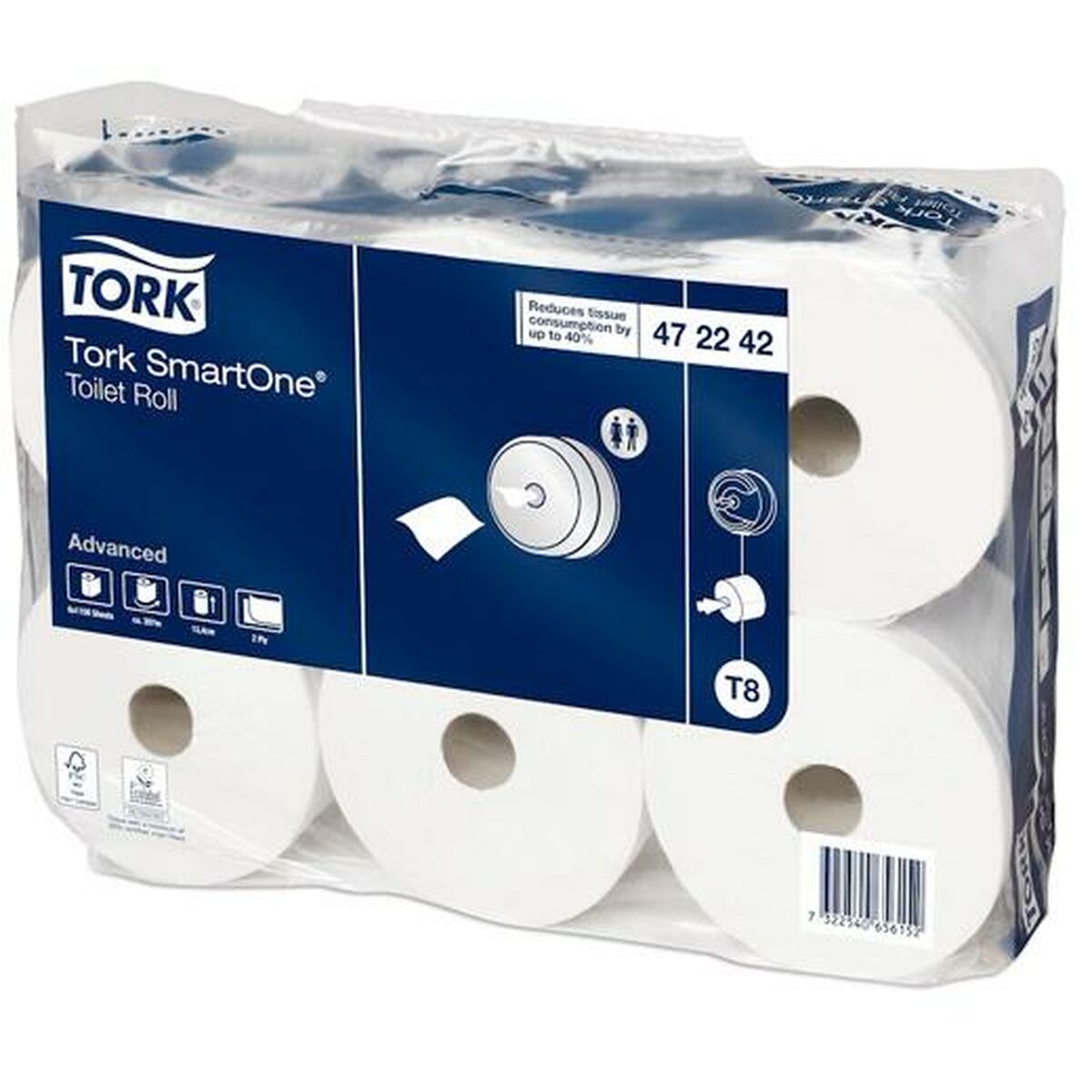 Tork Toilet Roll SmartOne T8 207 m – Produktansicht 1