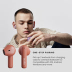 Sudio In-Ear-Bluetooth-Kopfhörer A1 True Kabellos Orange – Produktansicht 6