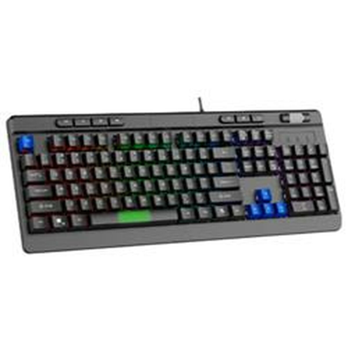 Sparco Gaming Keyboard SPMEMKEYBESP Schwarz Spanish Qwerty – Produktansicht 1