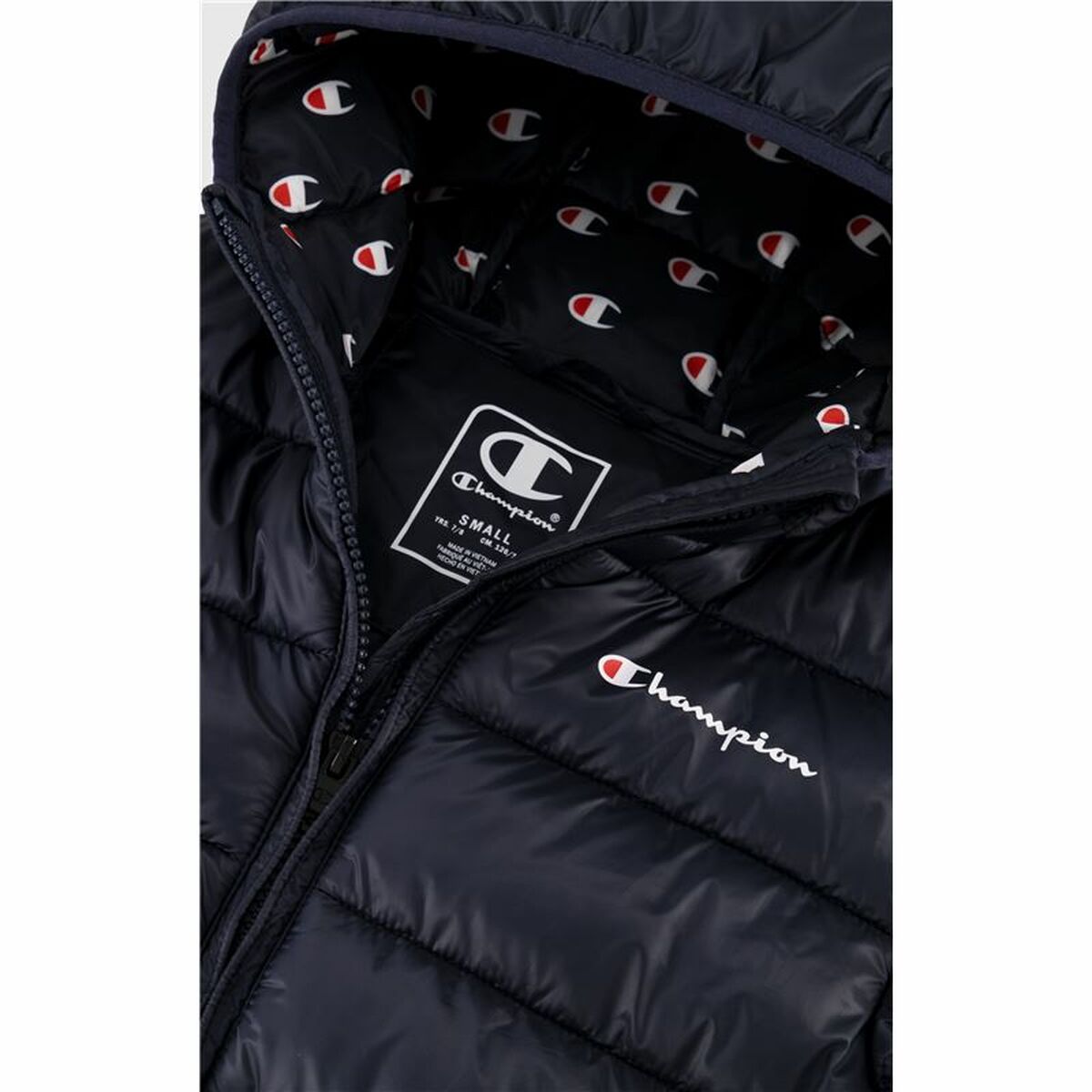 Champion Kinder-Sportjacke Dunkelblau – Produktansicht 3