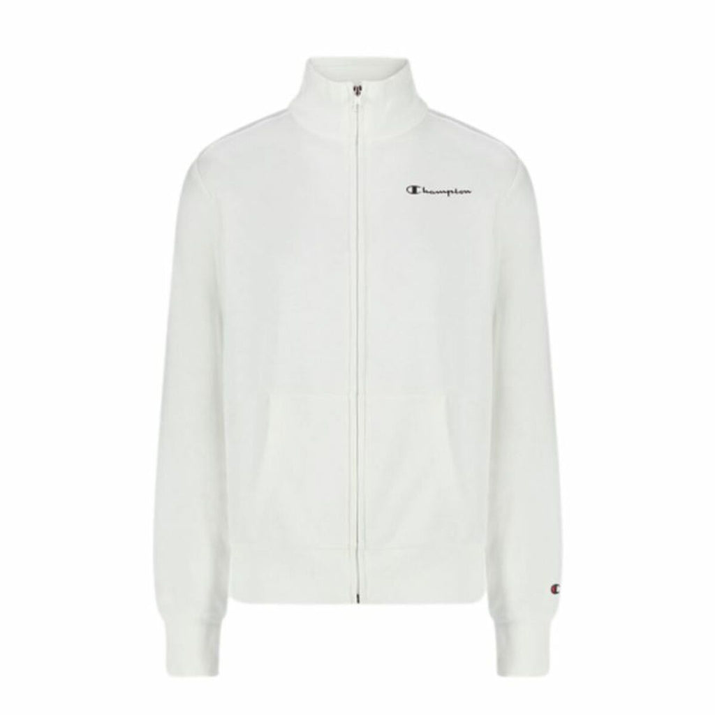 Women’s Sweatshirt without Hood Champion Full Zip White