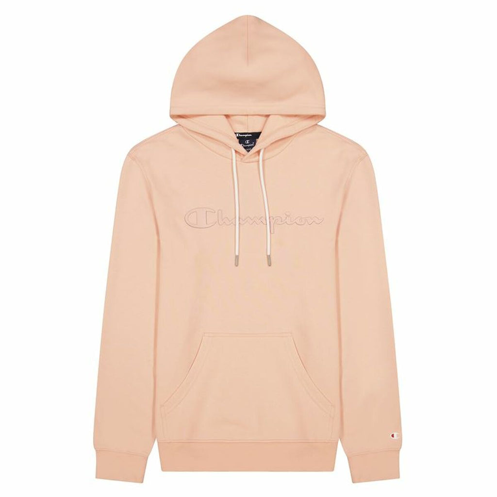Men’s Hoodie Champion Script Logo Pink