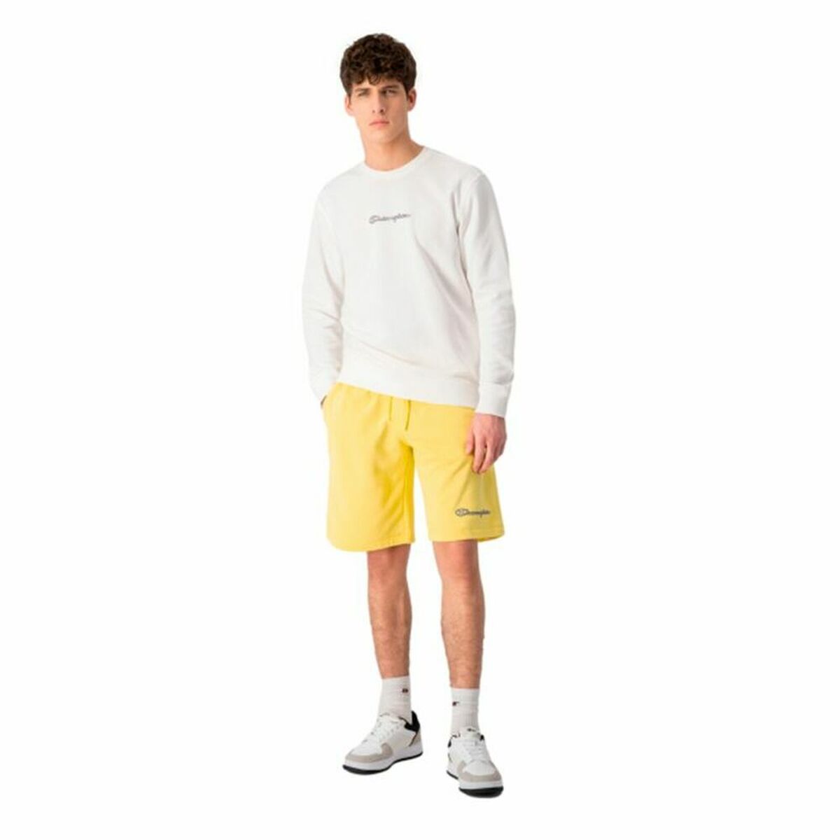Men's Sports Shorts Champion Script Logo YL