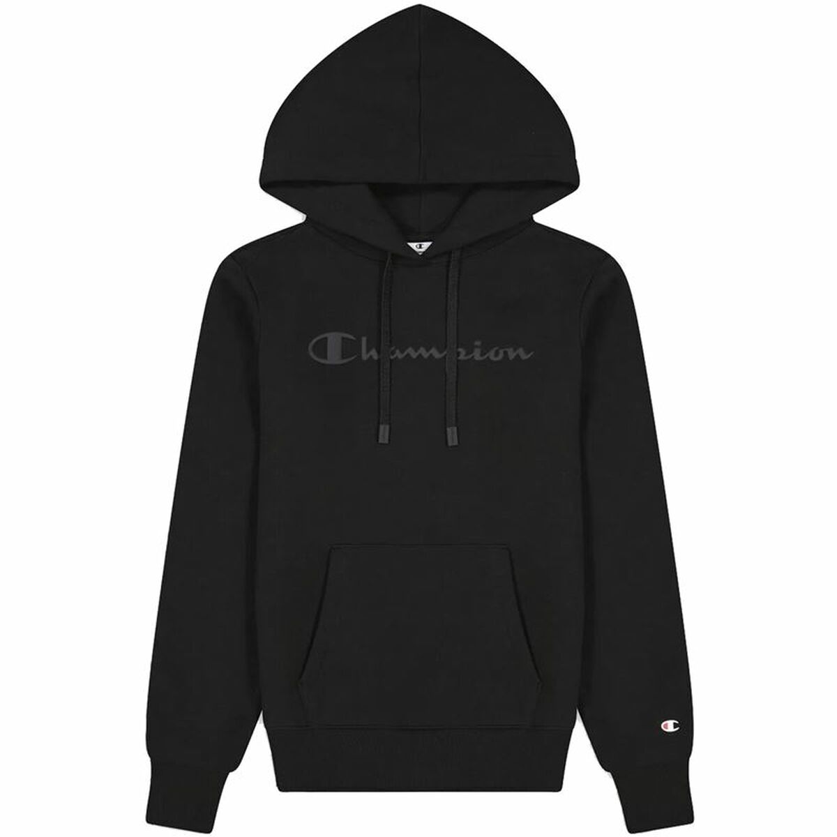Champion Damen Hoodie Schwarz – Produktansicht 2