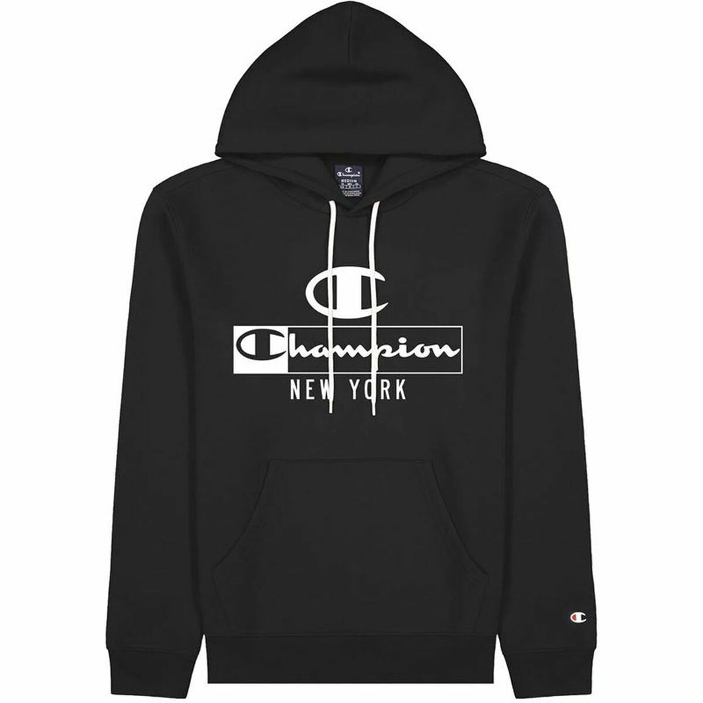 Champion Herren Hoodie Schwarz – Produktansicht 4