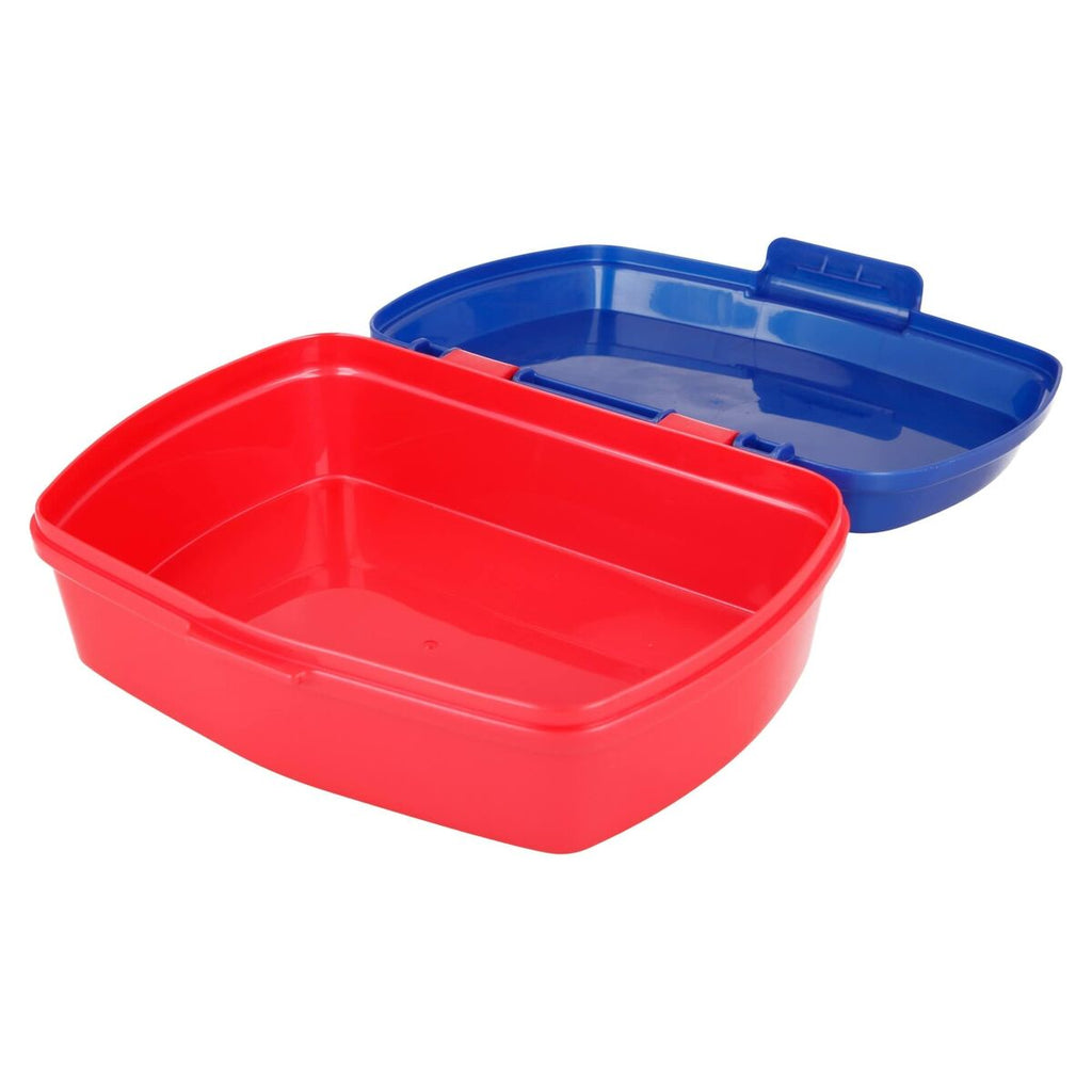 Sandwich Box The Avengers Infinity Blau Kunststoff Rot (17 x 5.6 x 13.3 cm)