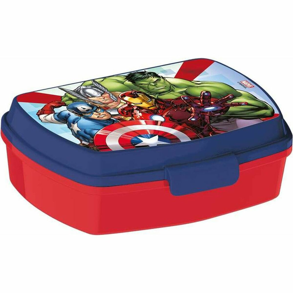 Sandwich Box The Avengers Infinity Blau Kunststoff Rot (17 x 5.6 x 13.3 cm)