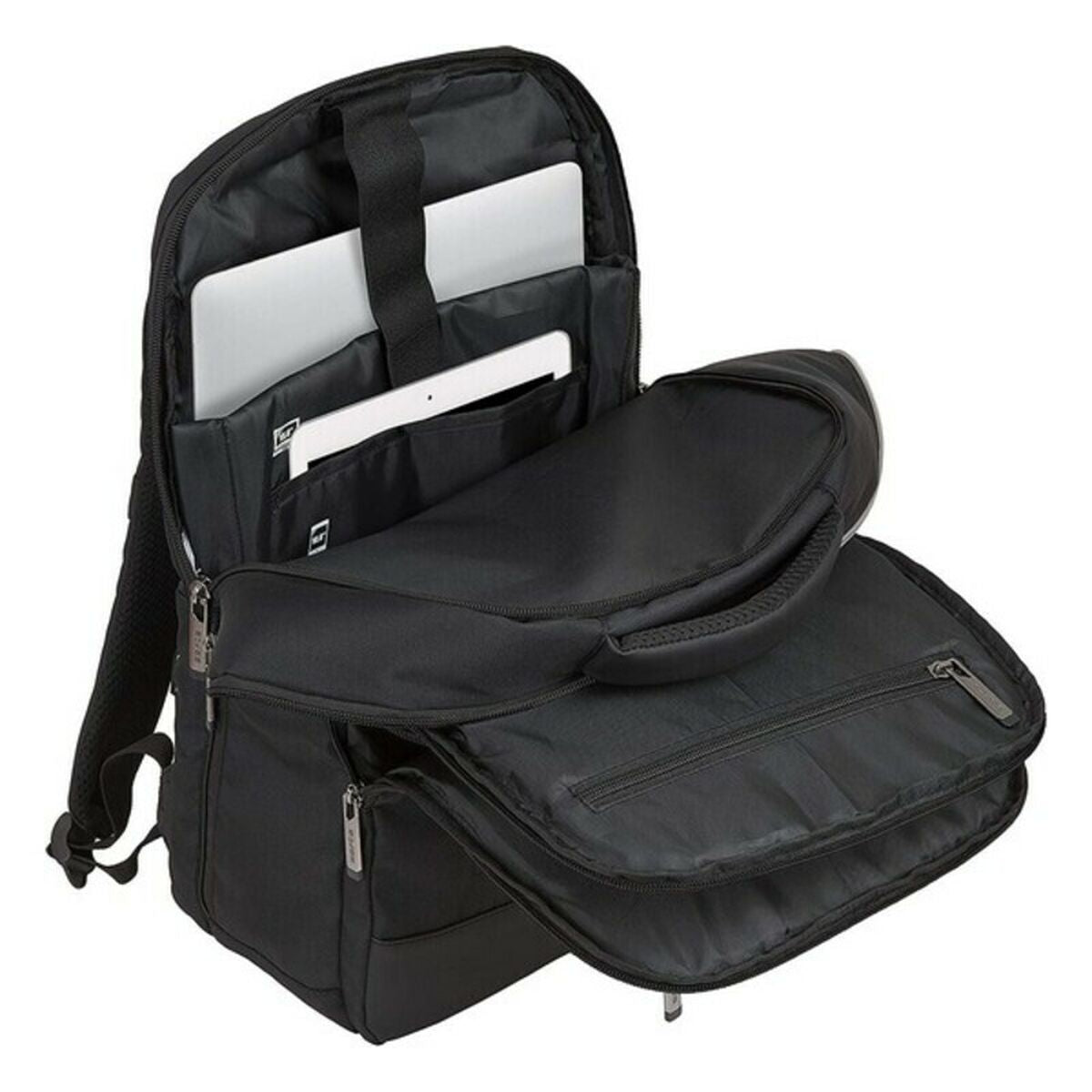 Rucksack für Notebook & Tablet mit USB Ausgang Safta Business – Produktansicht 9