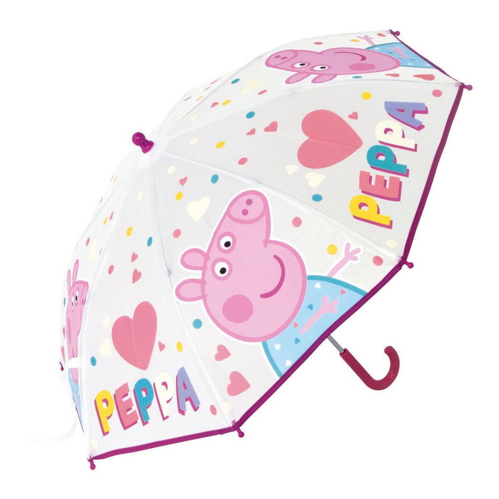 Regenschirm Peppa Pig Having fun Rosa – Produktansicht 1