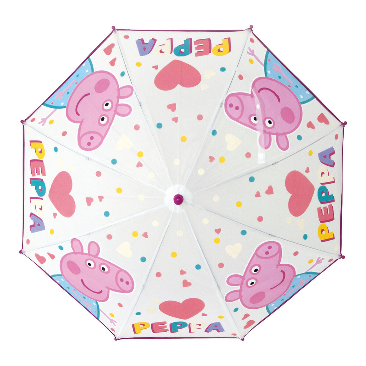 Regenschirm Peppa Pig Having fun Rosa – Produktansicht 3