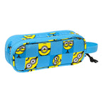 Minions Doppel-Federmäppchen Minionstatic Blau – Produktansicht 3