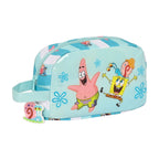 Spongebob Thermo-Lunchbox Stay positive Blau Weiß – Produktansicht 1