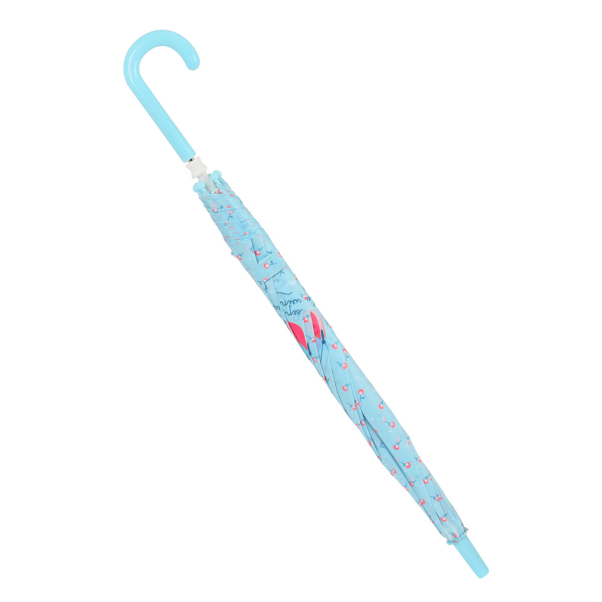 BlackFit8 Regenschirm Mariposa Blau – Produktansicht 3