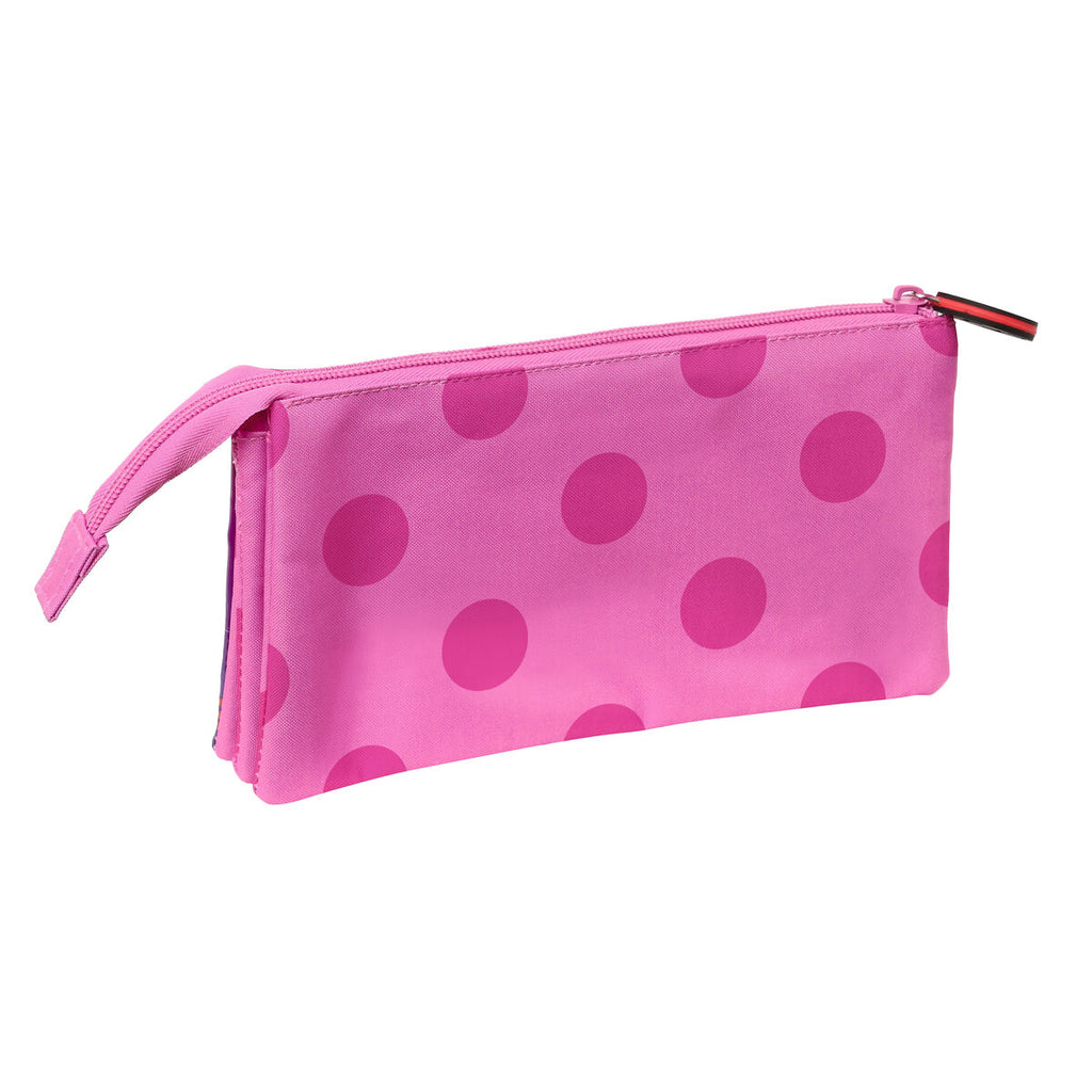 Lady Bug Dreifach-Federmäppchen Fuchsia – Produktansicht 2