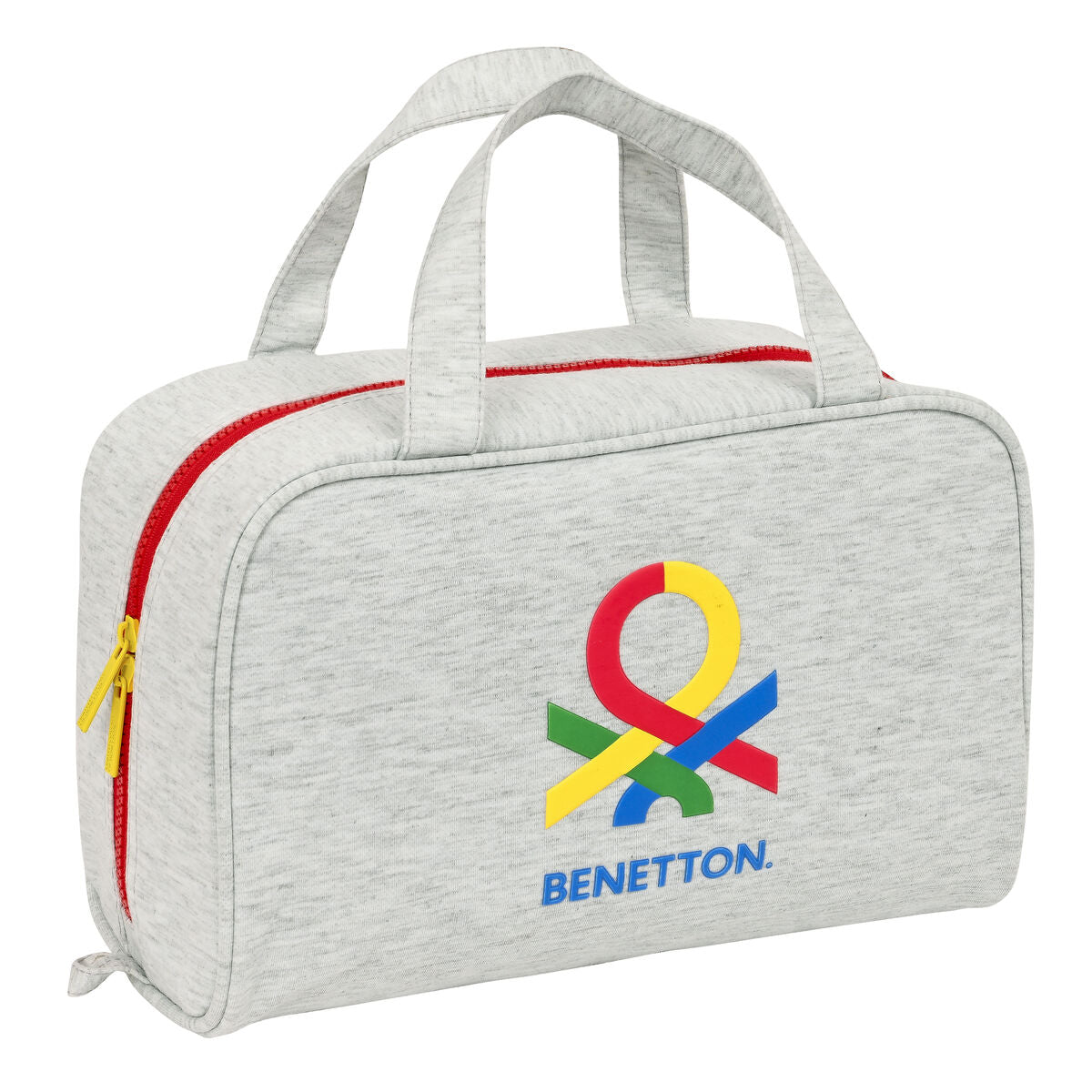 Benetton Schul-Kulturbeutel Pop Grau – Produktansicht 1