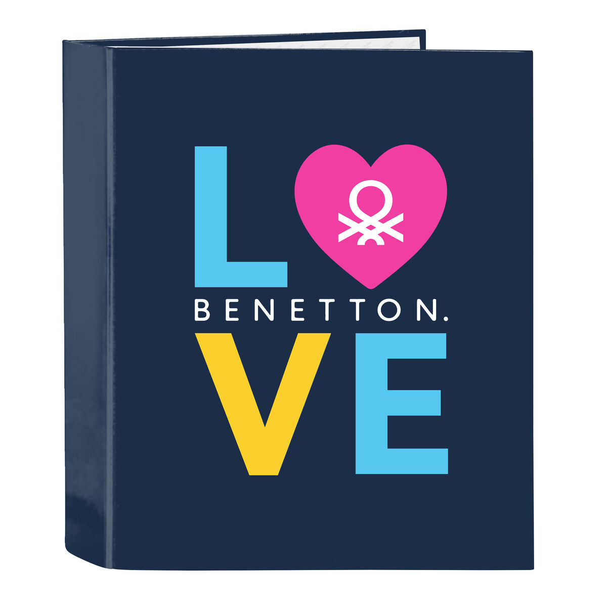 Benetton Ringordner Love Dunkelblau A4 – Produktansicht 1