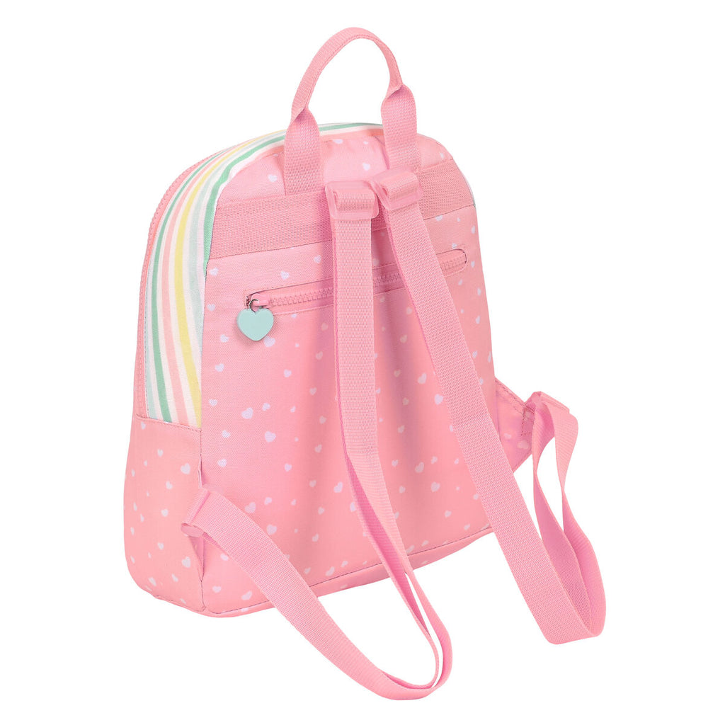 Rucksack BlackFit8 Globitos Mini Rosa – Produktansicht 2