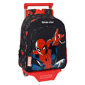Schulrucksack mit Rollen Spider-Man Hero Schwarz 27 x 33 x 10 cm
