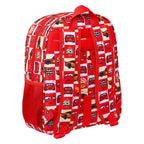 Schultasche Cars Let's race Rot Weiß (32 x 38 x 12 cm)