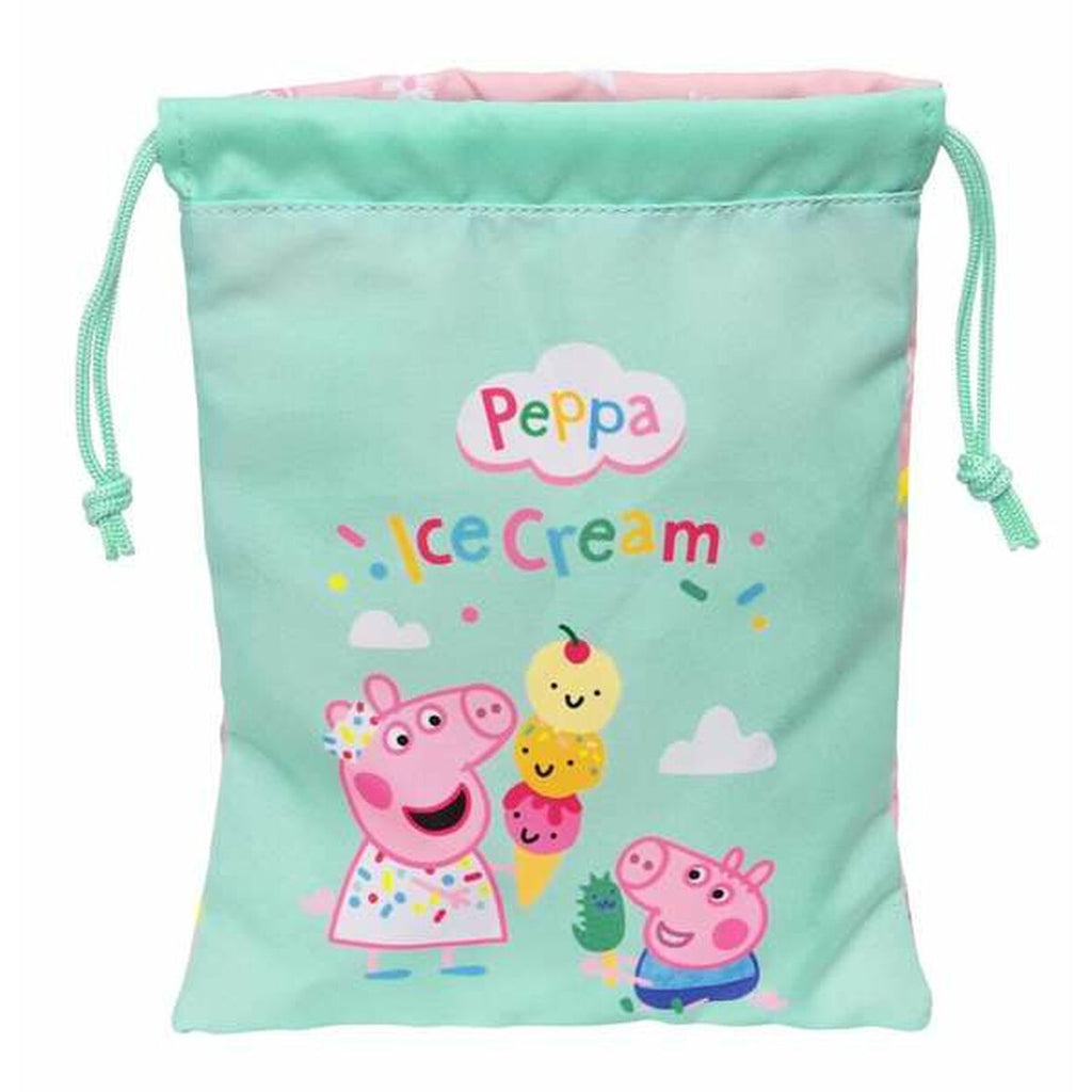 Lunchbox Peppa Pig Ice cream Sack Rosa Mintgrün – Produktansicht 1
