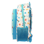 Baby Shark Schultasche Surfing Blau Weiß – Produktansicht 2
