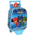 Schulrucksack mit Rollen PJ Masks Blau 22 x 27 x 10 cm