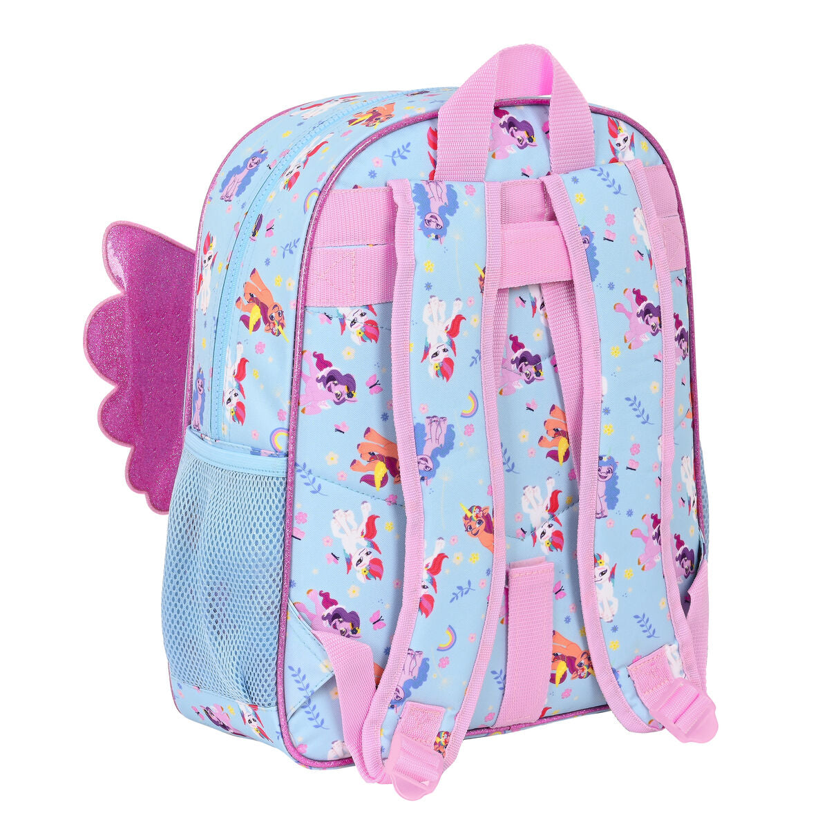 Schultasche My Little Pony Wild & free 32 x 38 x 12 cm Blau Rosa
