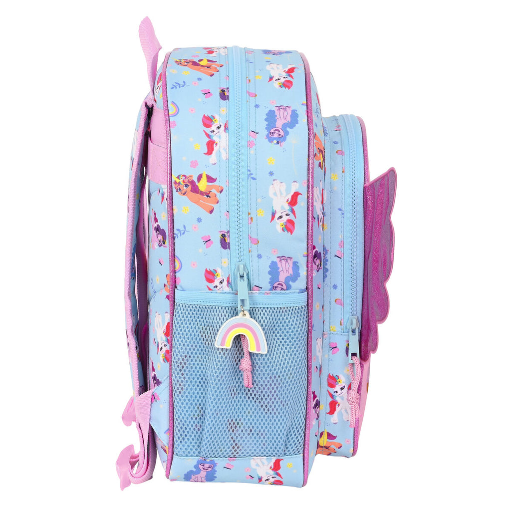 Schulrucksack My Little Pony Wild & free Blau Rosa – Produktansicht 3