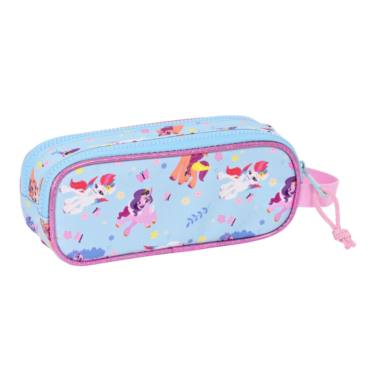 Doppel-Federmäppchen My Little Pony Wild & free Blau Rosa – Produktansicht 2