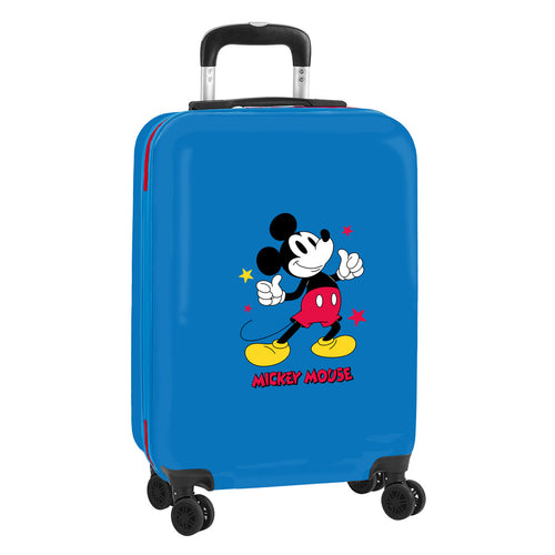 Cabin suitcase Mickey Mouse Only One Dunkelblau Blau 20'' 34,5 x 55 x 20 cm